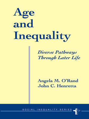 cover image of Age and Inequality